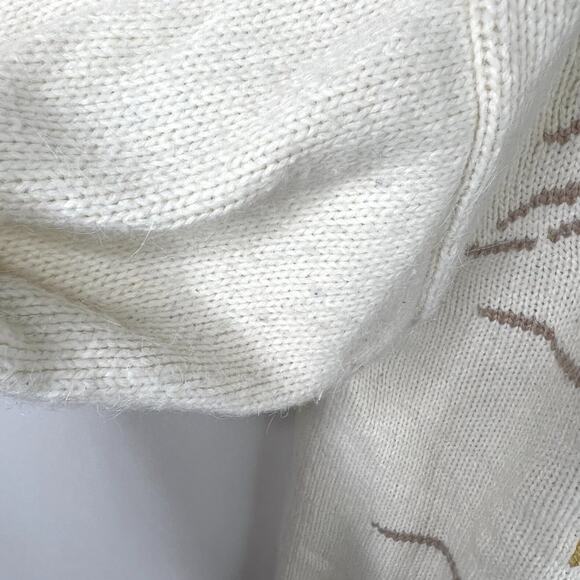 Vintage Russ Studio Wool Blend Ski Knit Sweater Medium - Picture 6 of 9